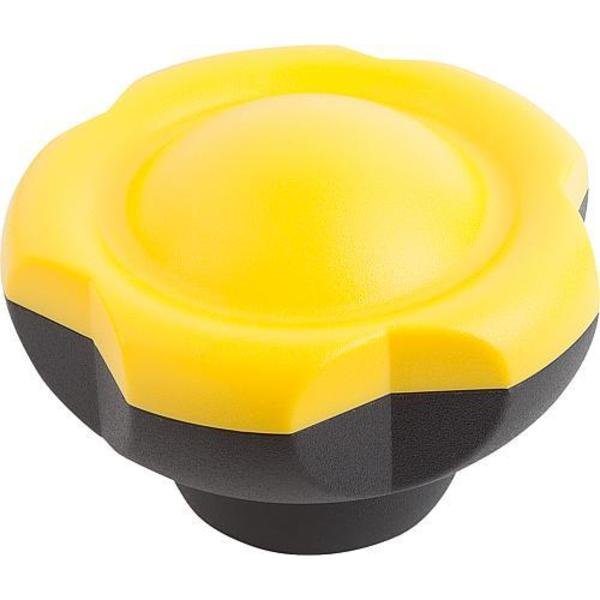 Five Lobe Grips, internal thread, metric, Kipp, Mfr#: K0255.63127